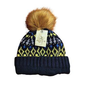 Alpine Design Woman's Textured Beanie Navy Blue